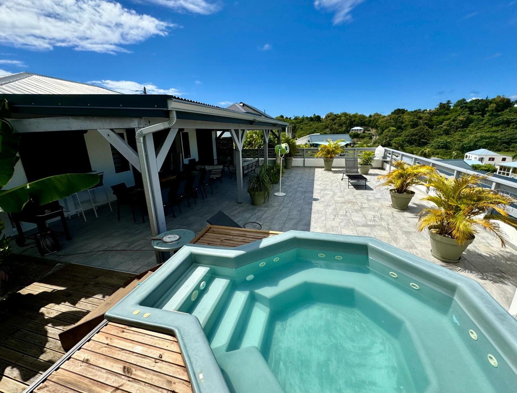 Villa Les Terrasses De Fonds Thezan サンタンヌ エクステリア 写真