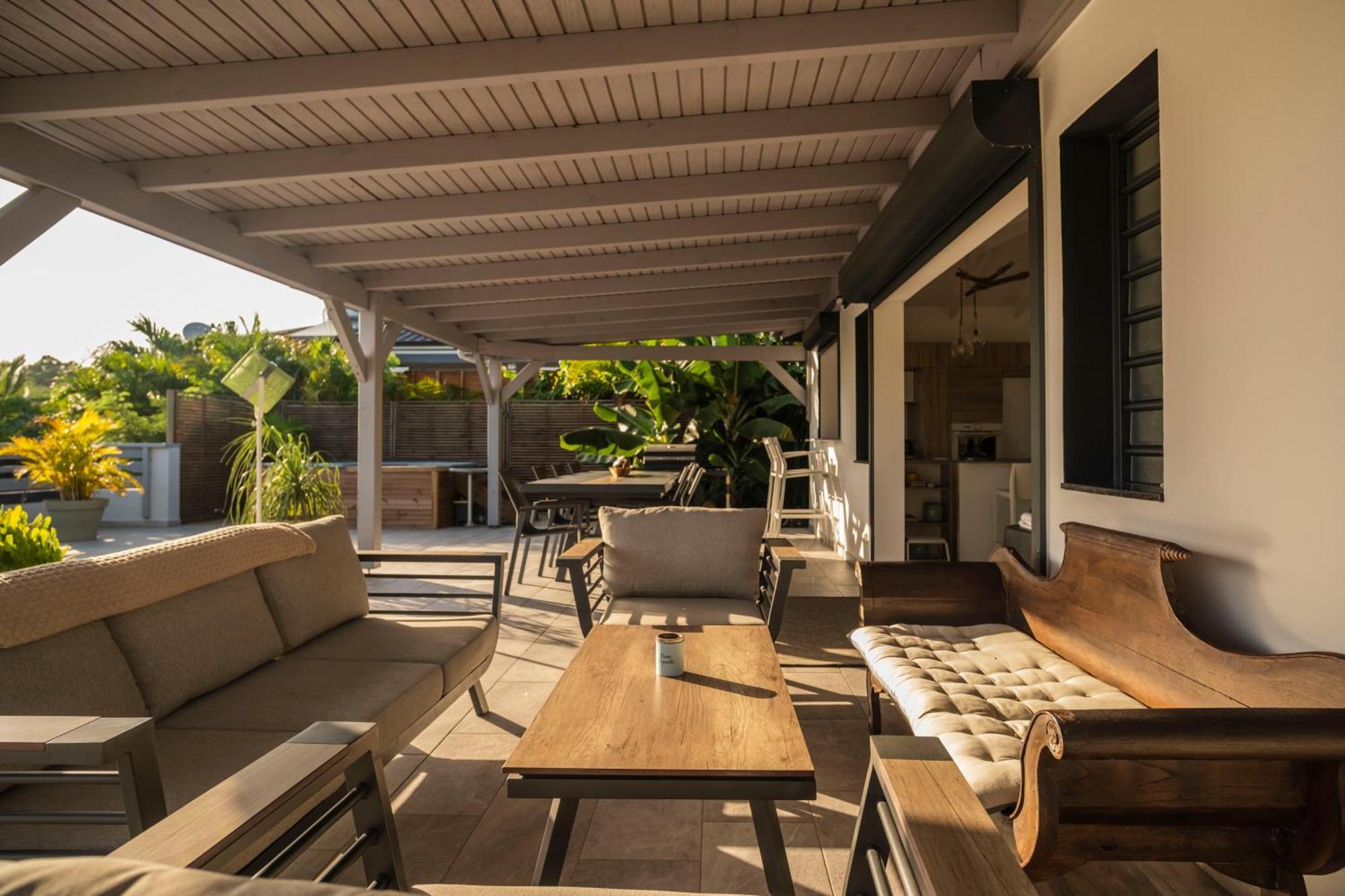 Villa Les Terrasses De Fonds Thezan サンタンヌ エクステリア 写真