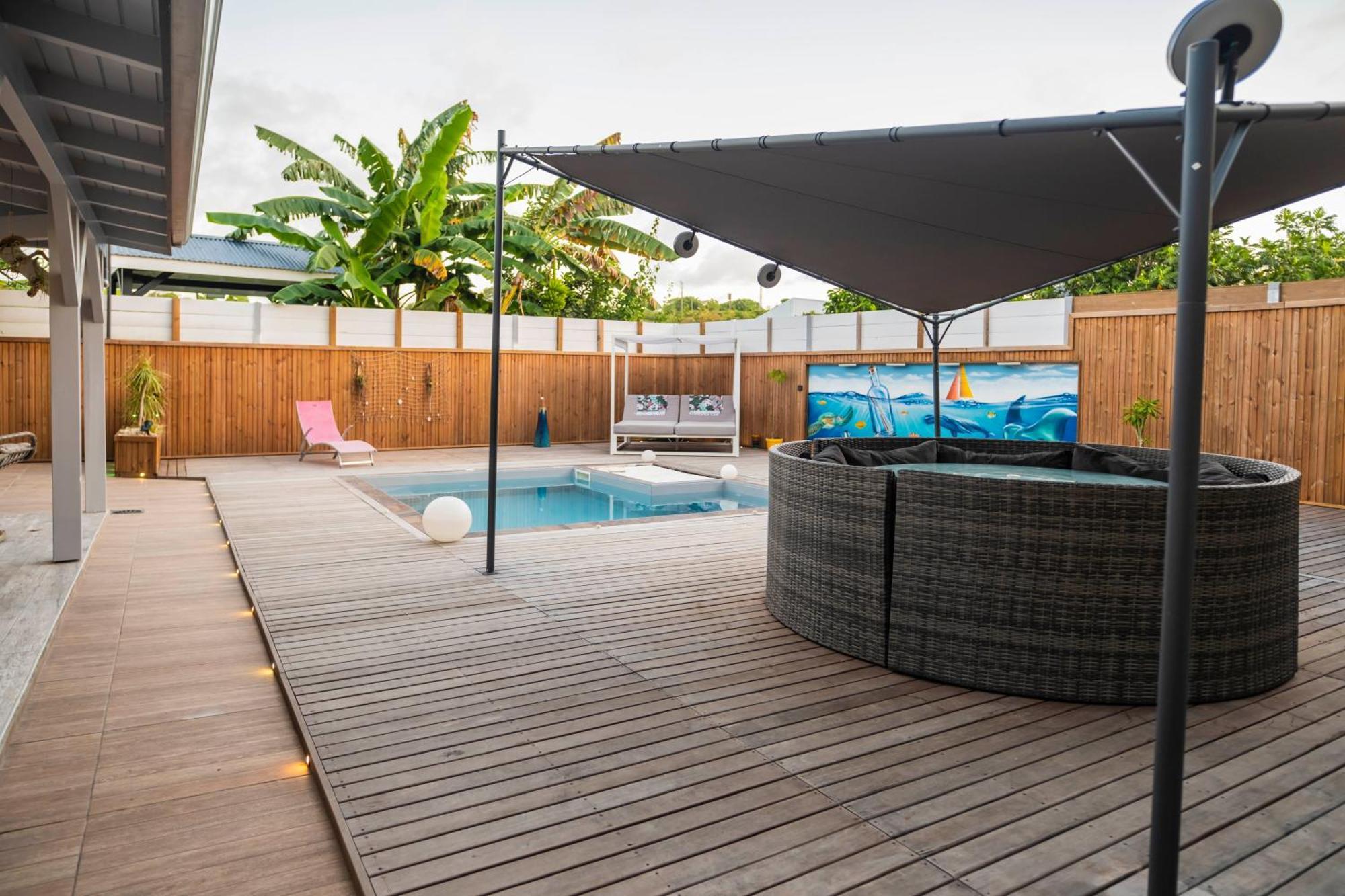 Villa Les Terrasses De Fonds Thezan サンタンヌ エクステリア 写真